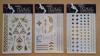 Foto 2:Metallic tattoos - stuntprijs - 4000 stuks - partij