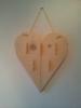 Foto 1:Memo hart van steigerhout