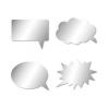 					
					Overstock - Speech bubbles spiegel stickers assorti					
				