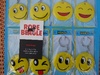 Foto 2:Partij leuke sleutelhangers smilley