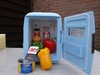Foto 2:Mini koelkastjes  diversen kleuren 